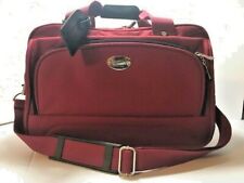 Ricardo Beverly Hills Red Overnight Carry-On Shoulder Luggage Suitcase CLEAN! for sale  Houston