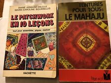 Lot livres patchwork d'occasion  Nesles-la-Vallée