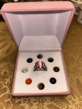 Used, Cellini Sterling Silver Interchangeable Stones Ring for sale  Shipping to South Africa