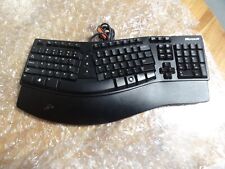 NEGRO Microsoft Natural Keyboard Elite PS/2 Ambos soportes elevadores 100% Funcionando segunda mano  Embacar hacia Argentina