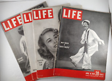 Usado, Lote de 4 números de la revista Life de 1949 anuncios MCM South Pacific Mary Martin segunda mano  Embacar hacia Argentina