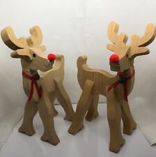 Hand carved reindeer for sale  La Canada Flintridge