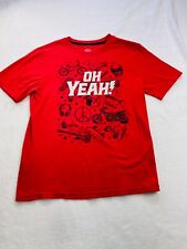 Camiseta gráfica de banda de skate masculina XXL 18 manga curta vermelha juvenil comprar usado  Enviando para Brazil