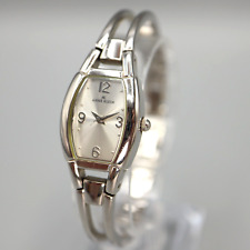 Relógio feminino Anne Klein tom prata pulseira 10/7369 com nova bateria 6", usado comprar usado  Enviando para Brazil