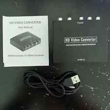 Adaptador componente YPbPr 5RCA para HDMI R/L conversor de áudio vídeo 1080P comprar usado  Enviando para Brazil