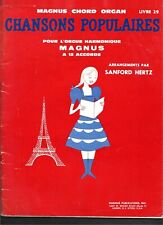 Chansons populaires orgue d'occasion  France