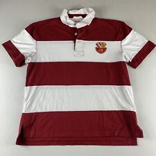 Used, USC TROJANS RUGBY POLO MENS LARGE CAMPUS DRIVE RED WHITE PATCH SHORT SLEEVE for sale  Shipping to South Africa