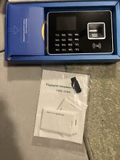 Control biométrico de acceso a huellas dactilares y tiempo de asistencia con lector de tarjetas de identificación + USB, usado segunda mano  Embacar hacia Argentina