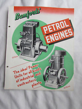 Bamfords petrol engines for sale  GLOUCESTER