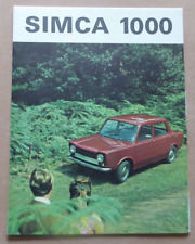 C1966 simca 1000 for sale  UK
