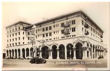 Postal - 1940 Hotel Barbara Worth, El Centro, California en blanco y negro segunda mano  Embacar hacia Argentina