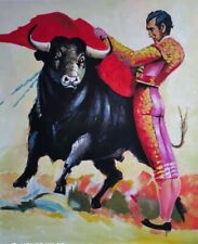Corrida torero peinture d'occasion  Toulon-