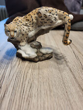 Porzellanfigur schneeleopard f gebraucht kaufen  Dreieich