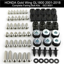 Usado, Ajuste para Honda Gl1800 Goldwing 01-18 kit de parafusos de carenagem de aço inoxidável parafusos de carroceria comprar usado  Enviando para Brazil