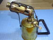 Used, Vintage BURMOS Brass paraffin 1 Pint Blow Torch for sale  Shipping to South Africa