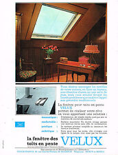 PUBLICITE ADVERTISING 094  1967  VELUX   fenetres  toit en pente, occasion d'occasion  Roquebrune-sur-Argens