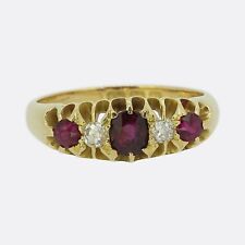 Edwardian ruby ring for sale  LONDON