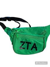 Used, Zeta Tau Alpha (ZTA) Sorority Fanny Pack/Belt/Crossbody Green Used for sale  Shipping to South Africa