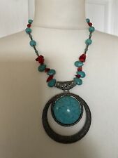 Turquoise coral silver for sale  NORWICH