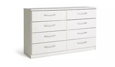 Hallingford 4+4 Drawer Chest - White for sale  Shipping to South Africa