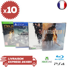 Occasion, 10 Boitiers Protection Jeux Playstation 4 Xbox One Bluray Steelbook 0,3 mm Neufs d'occasion  Nîmes-Saint-Césaire