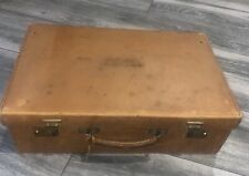 Vintage leather suitcase for sale  RADLETT
