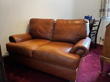 Seater leather sofa for sale  LEEDS