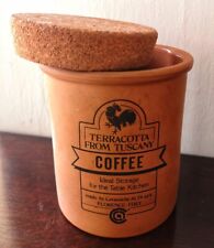 Contenitore caffè terracotta usato  Rivarolo Canavese