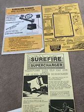 Usado, Bangalore Bomber/Pistola De Ben Etc Pájaro scarers & Gas armas folletos 1985 segunda mano  Embacar hacia Spain