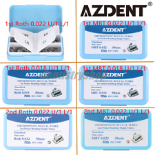 Tubo bucal ortodôntico dental AZDENT 1º 2º tubo molar Roth MBT 022/018 FDA comprar usado  Enviando para Brazil