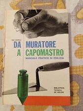 Muratore capomastro manuale usato  Modena