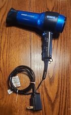 Used, CONAIR Ion Shine Hair Dryer 1875 Model 098D Electric Blue Attachment Salon Pro for sale  Shipping to South Africa