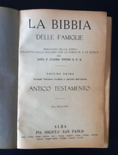 Bibbia delle famiglie. usato  Torino
