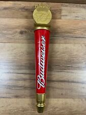 De colección Budweiser King of Beers Corona de Oro Rojo Barra de Cerveza Mango de Grifo 14.5" segunda mano  Embacar hacia Argentina