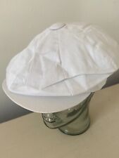 White flat cap for sale  BLACKPOOL