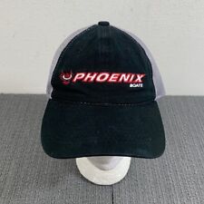 Chapéu caminhoneiro Phoenix Boats masculino OSFM preto cinza malha traseira alça traseira boné externo, usado comprar usado  Enviando para Brazil