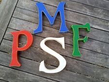 Painted wooden letters for sale  BRECON