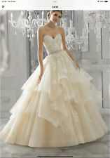 Used, Mori Lee Signature Designer Ivory Wedding Dress Size 18 20 for sale  Shipping to South Africa