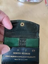 Green leather sewing for sale  CORSHAM