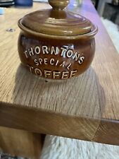 thorntons toffee jar for sale  CROWBOROUGH