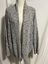 NWOT Eileen Fisher Open Front Wool Cardigan, Pockets, Gray, XL for sale  Shipping to South Africa