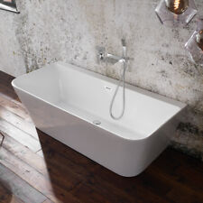 British Baths Monkton Gloss White Back To Wall 1700 Freestanding Bath ExDisplay , used for sale  Shipping to South Africa