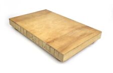 Vintage Wood Butcher's Block Cutting Board With Feet 20" x 12.75" for sale  Shipping to South Africa