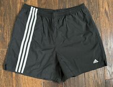 Usado, Bermuda Adidas Vintage Y2K Anos 90 Nylon Masculina Ladge Sem Forro Sprinter Preta/Branca comprar usado  Enviando para Brazil