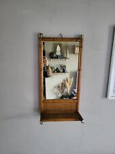 Miroir vintage bambou d'occasion  Plessala
