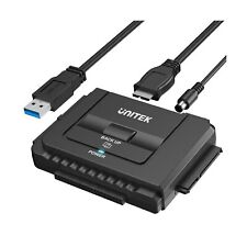 Usado, Adaptador de disco duro externo convertidor Unitek USB 3.0 a IDE y SATA A, SOLO UNIDAD segunda mano  Embacar hacia Argentina