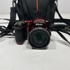 Câmera Digital Nikon CoolPix L830 34X Zoom Vermelha Com Estojo Apenas Para Reparo de Peças! comprar usado  Enviando para Brazil