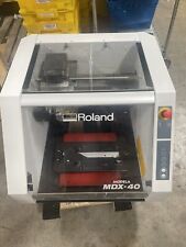 Roland Modela MDX-40 3D Engraver CNC Mill Desktop Benchtop With 4th Axis, used for sale  Plant City