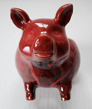 Red ceramic pig for sale  Ripon