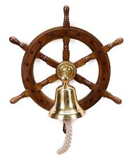 Seeschiffsruderrad glocke holz gebraucht kaufen  Bad Homburg